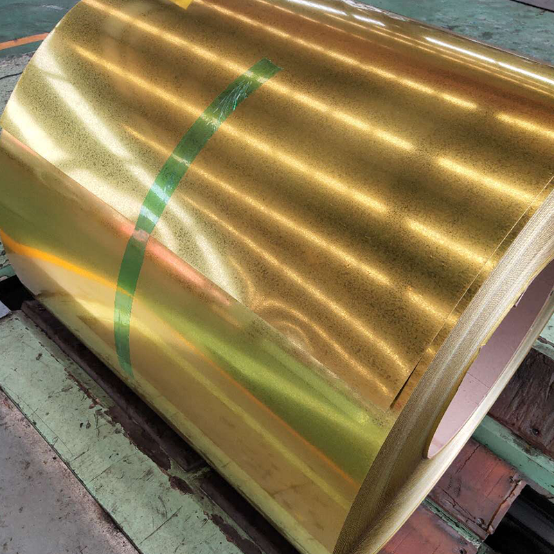 Golden Anti-Finger Print Galvalumed Steel Coil(GOLDE GL) 