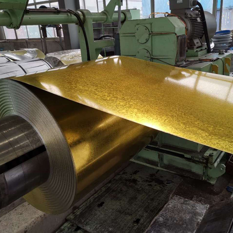 Golden Anti-Finger Print Galvalumed Steel Coil(GOLDE GL) 